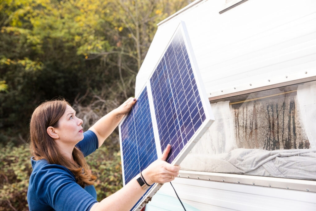 montera solceller husbil och husvagn